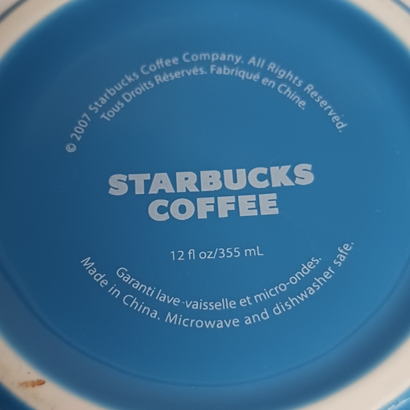 2007 Starbucks Coffee Mug 12 fl / 355 ml - Picture 6 of 6